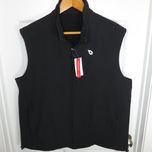 *NWT* Baleaf Men’s Softshell Golf Vest Fleece Lined Jacket 2XL Water Resistant - Picture 1 of 4